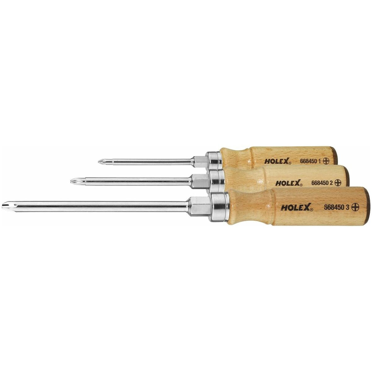 BỘ 3 CÂY TUA VÍT PH1,2,3 CÁN GỖ HOLEX 668460 3 BỘ 3 CÂY TUA VÍT PH1,2,3 CÁN GỖ HOLEX 668460 3